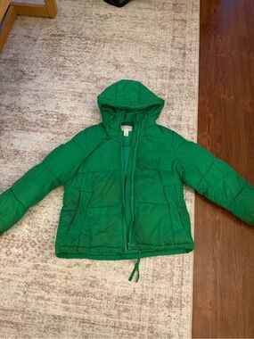 H&M Green Puffer Jacket